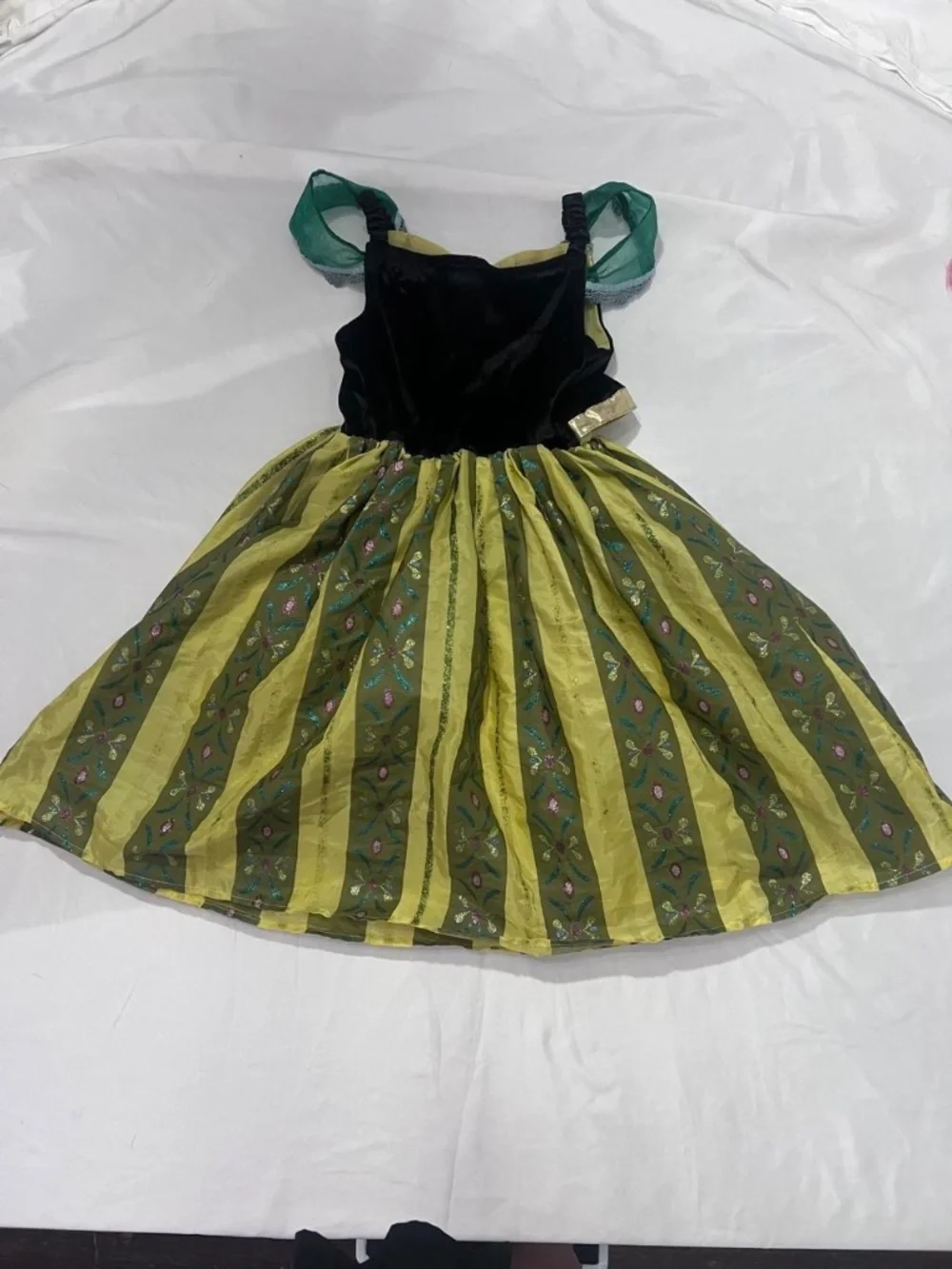 Authentic Disney Parks Frozen Anna Coronation Dress Girls 6